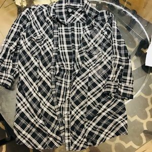 Torrid Plaid button Down